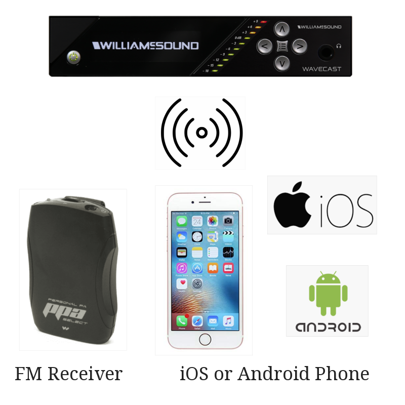 Williams Sound FM T55 CD FM+ and Wi-Fi Assistive FM T55CD-00 B&H